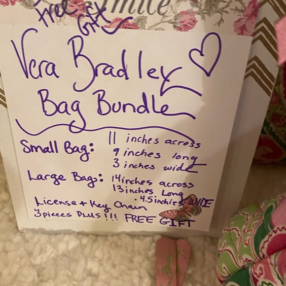 Vera Bradley Beautiful bright colored spring bag bundle💓🙌 - Picture 4 of 7